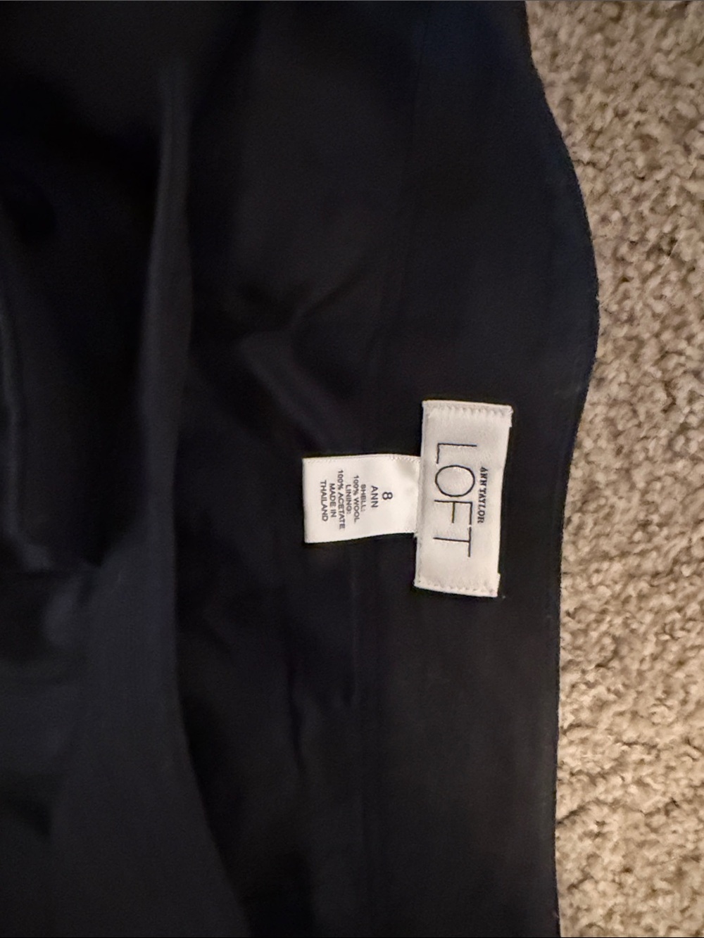 LOFT Black Women's Two-Piece Pantsuit - Picture 8 of 12